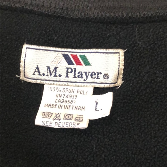 Men’s Fleece Golf Vest Black Sapulpa G.C. Large - Picture 3 of 5